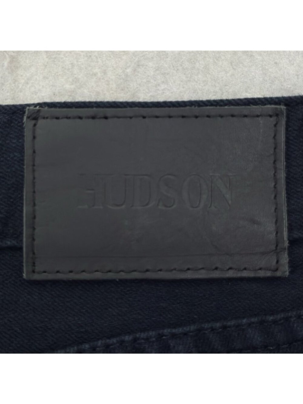 Hudson Men’s 36x34 Byron 5-Pocket Straight Zip Fly Stretch Jeans Navy NM255ZZAT - Picture 8 of 14